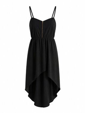 🌷 2/15 Dorothy Black High Low Strappy Dress Size L